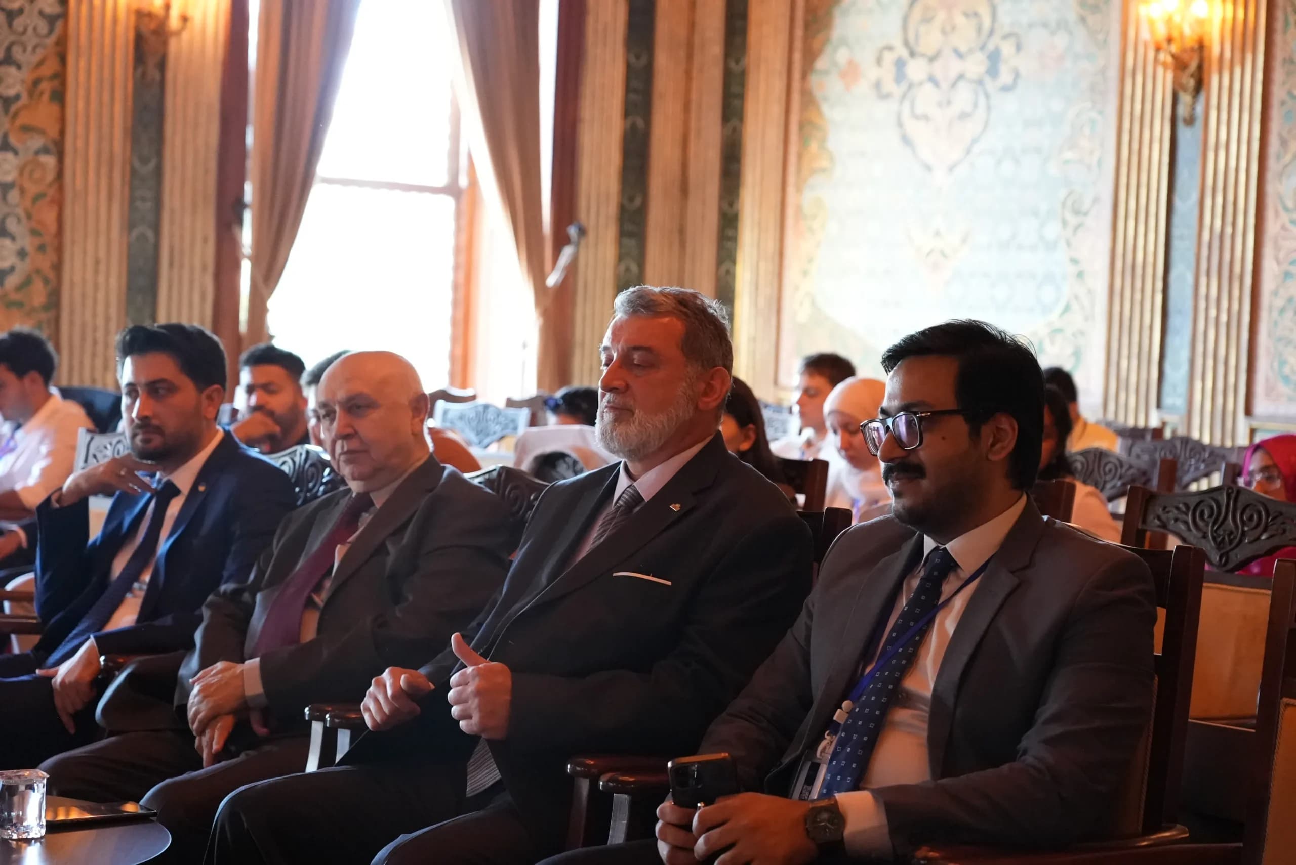 Delegates seated in the hall at the Young Economic Security Forum in Istanbul