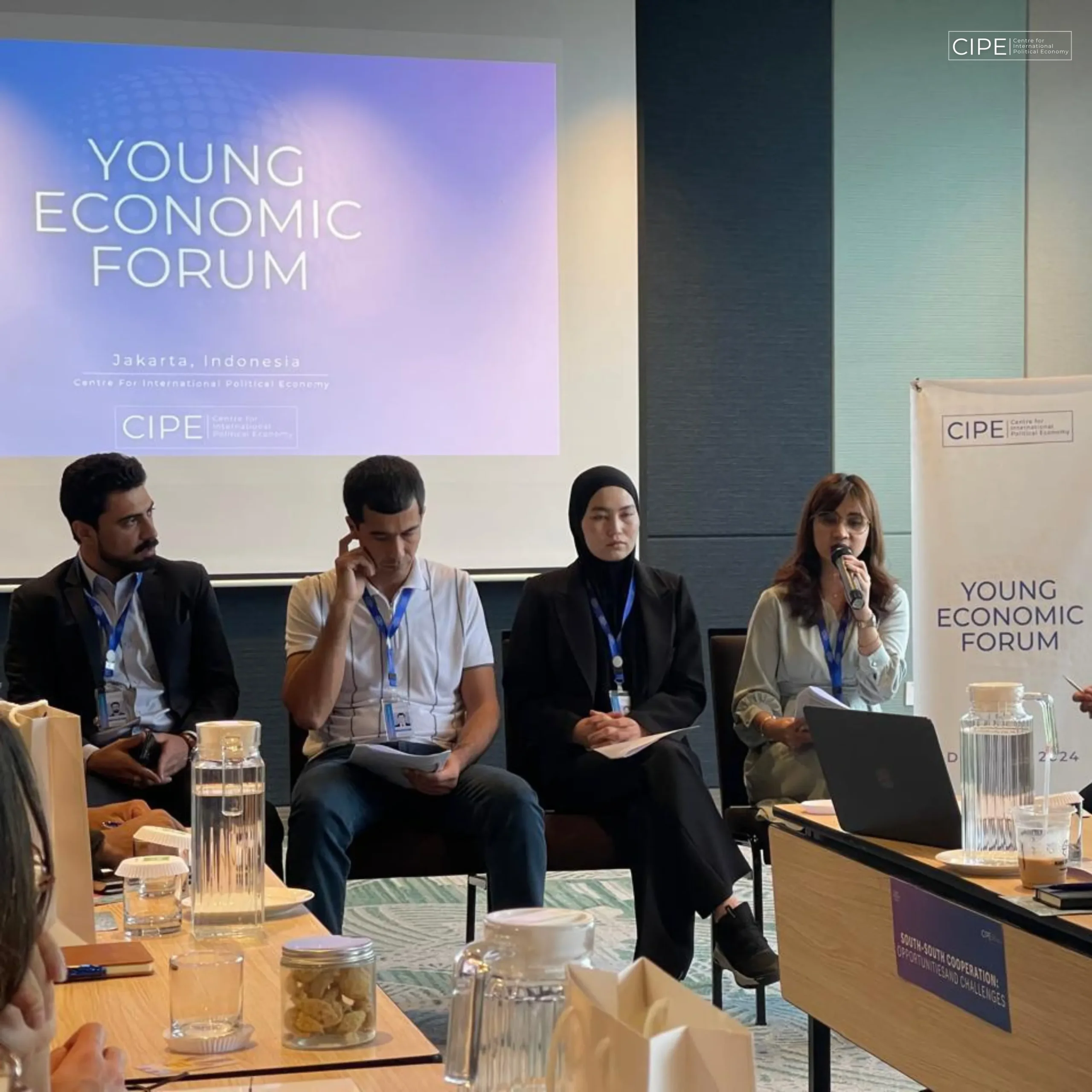 Delegates at the Young Economic Forum Jakarta