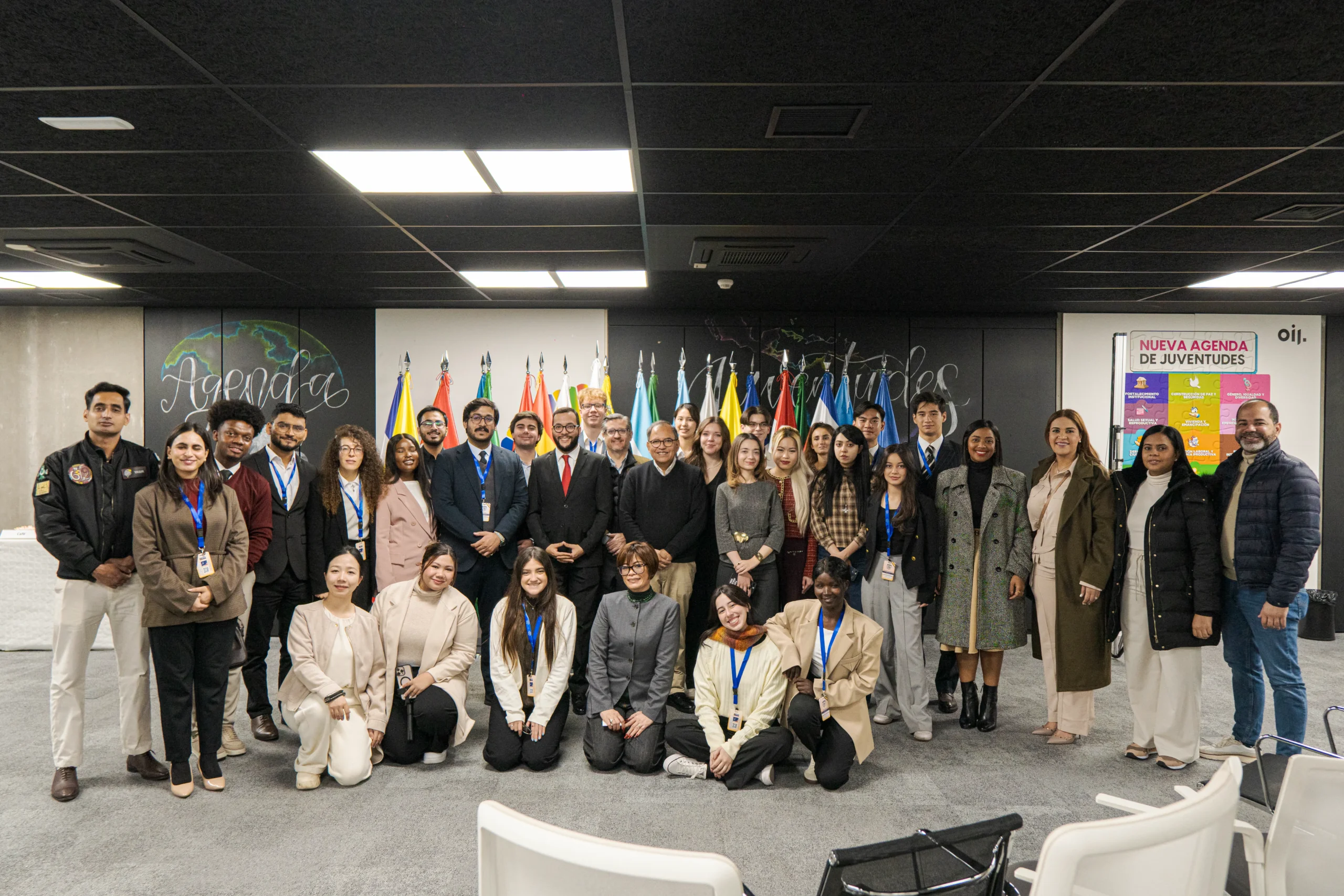 Delegates at the Young Economic Forum Madrid
